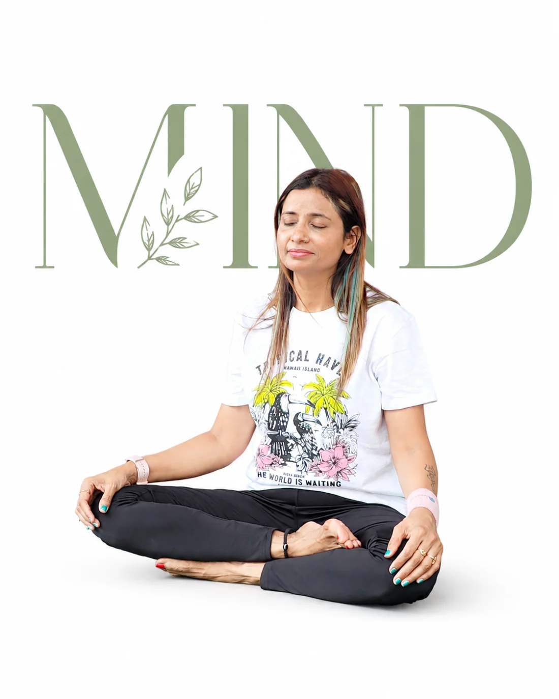 Mind — Poonam meditating
